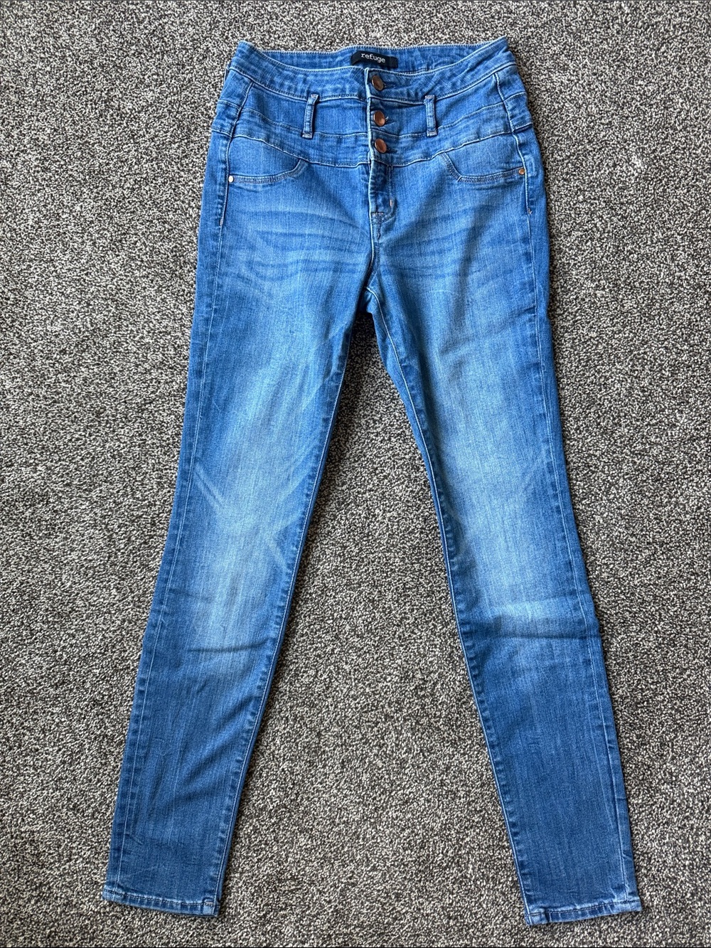 refuge High-Rise Skinny Jeans | Size 4